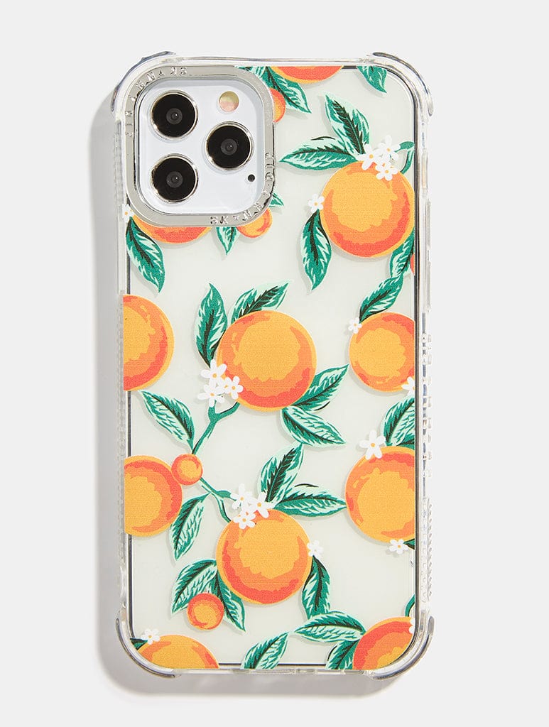 Floral Orange Shock iPhone Case Phone Cases Skinnydip London