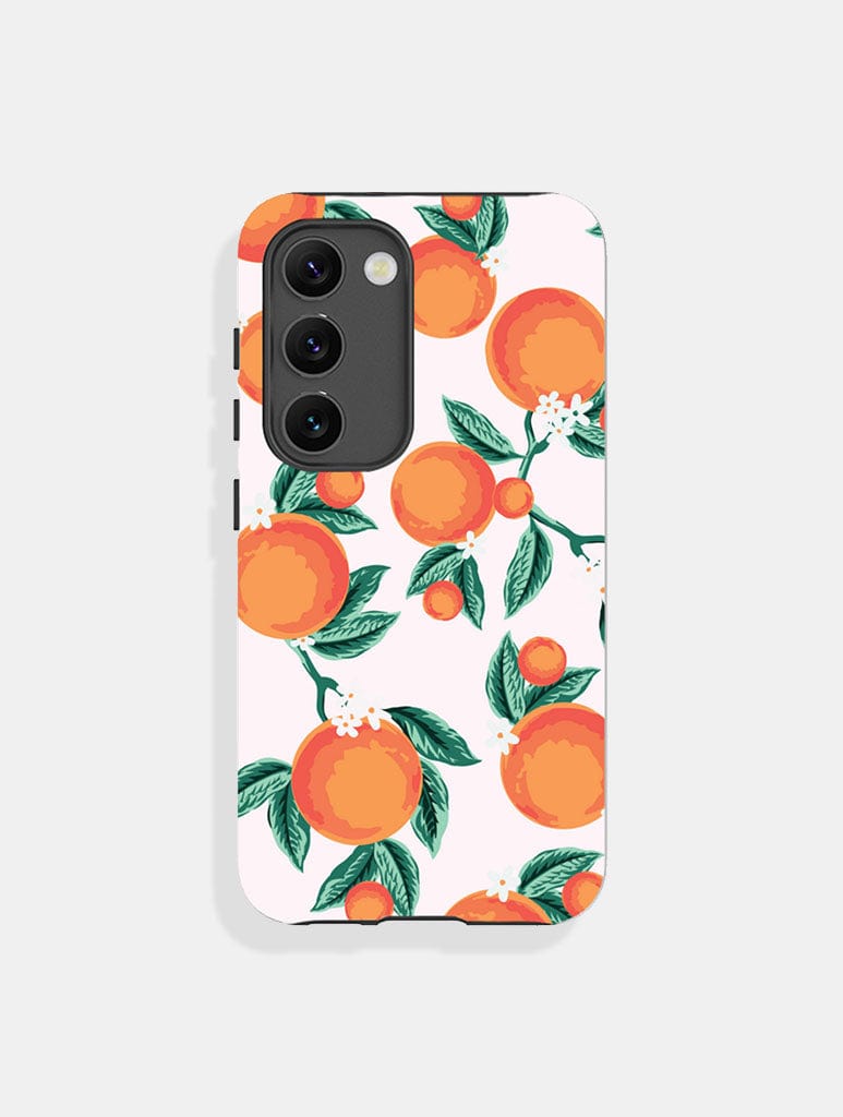 Floral Orange Ultra Protective Android Case Android Cases Skinnydip London