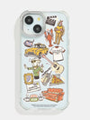 Friends x Skinnydip Sticker Shock iPhone Case Phone Cases Skinnydip London