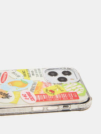 Fruit Sticker Shock iPhone Case Phone Cases Skinnydip London