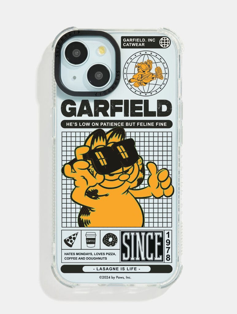 Garfield x Skinnydip Low On Patience Shock iPhone Case Phone Cases Skinnydip London