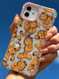 Garfield x Skinnydip Repeat Print Shock iPhone Case Phone Cases Skinnydip London