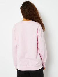 Go Away Heart Pink Sweatshirt Hoodies & Sweatshirts Skinnydip London