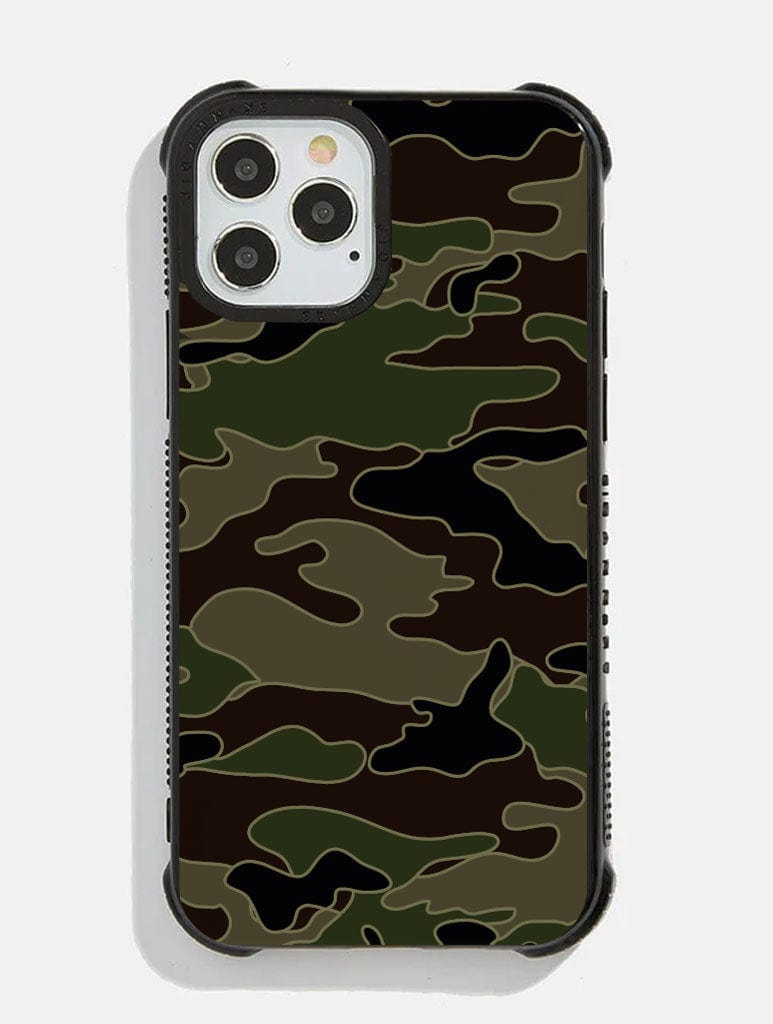 Green Camo Shock iPhone Case Phone Cases Skinnydip London