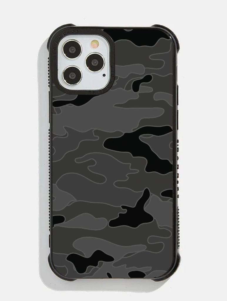 Grey Camo Shock iPhone Case Phone Cases Skinnydip London