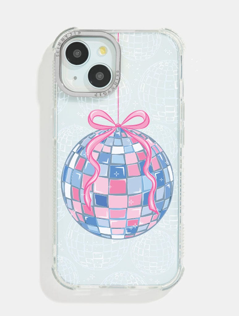 Hanging Bow Disco Ball Shock iPhone Case Phone Cases Skinnydip London