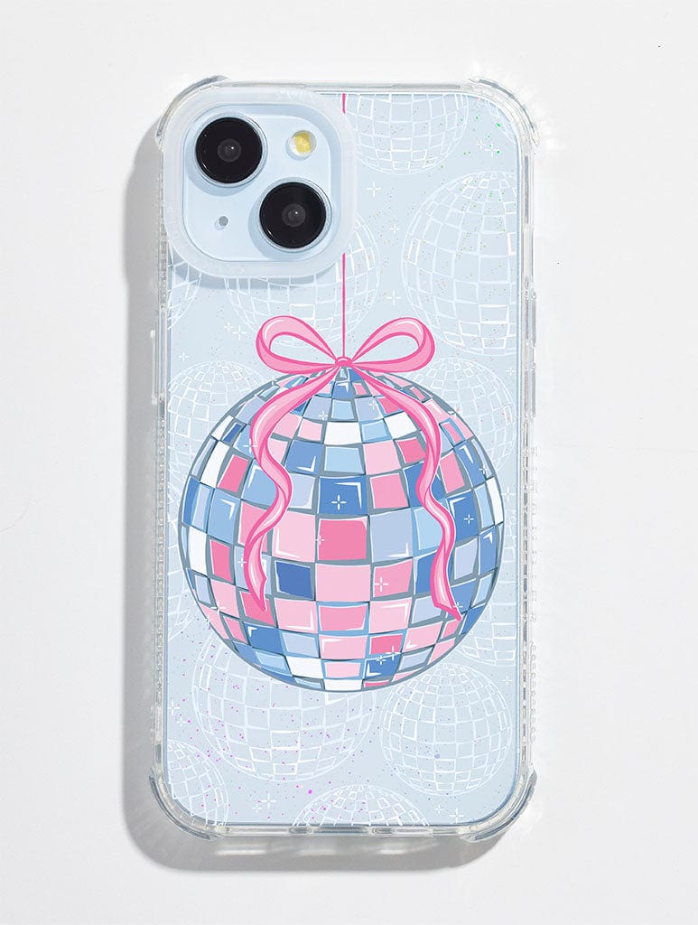 Hanging Bow Disco Ball Shock iPhone Case Phone Cases Skinnydip London