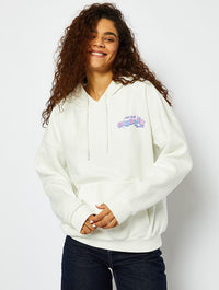 Hangover Hoodie Ecru Oversized Hoodie Hoodies & Sweatshirts Skinnydip London