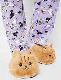 Happy Cat Slippers Footwear Skinnydip London