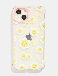 Happy Flower Face Shock iPhone Case Phone Cases Skinnydip London