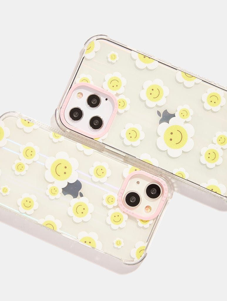 Happy Flower Face Shock iPhone Case