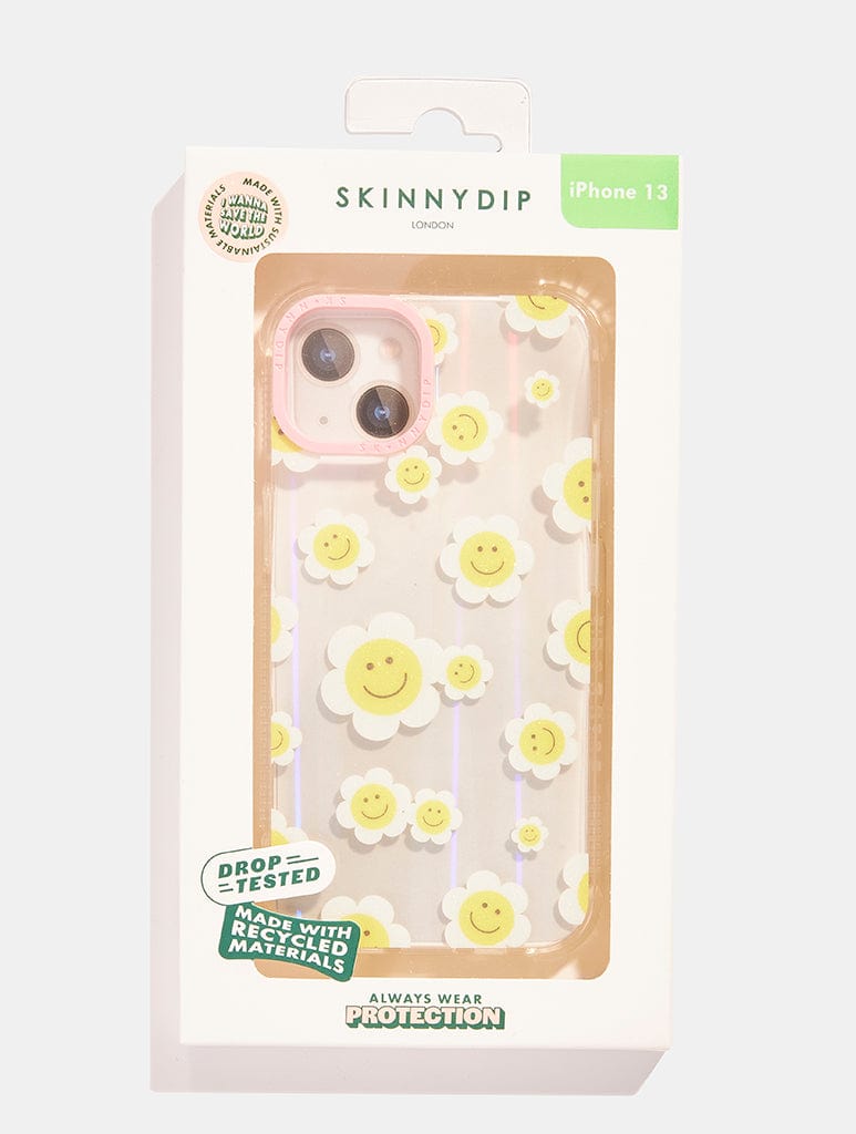 Happy Flower Face Shock iPhone Case