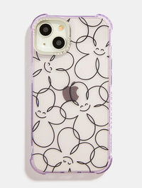 Happy Flower Line Shock iPhone Case Phone Cases Skinnydip London