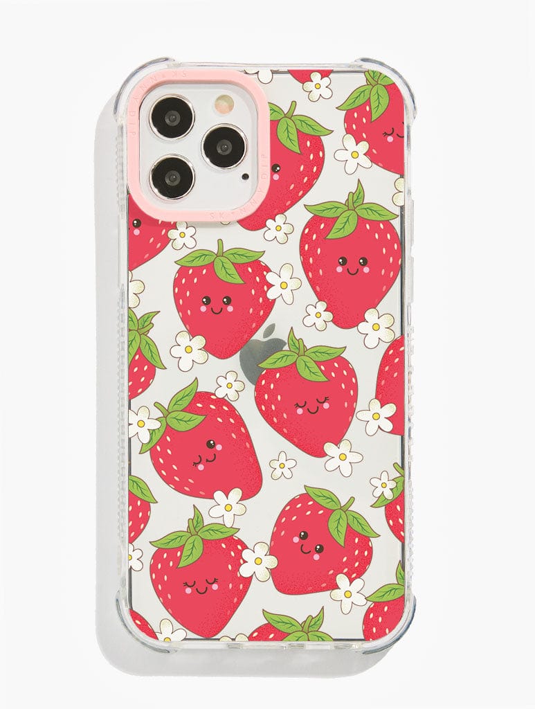 Happy Strawberries iPhone Case | Fruit Themed Phone Cases | Skinnydip ...