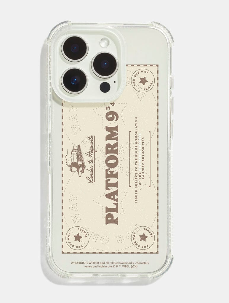 Harry Potter x Skinnydip Hogwarts Express Ticket Shock iPhone Case Phone Cases Skinnydip London