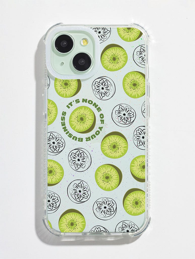 Harry's Kiwi Glitter Shock iPhone Case Phone Cases Skinnydip London