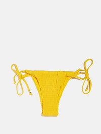 Hawaii Yellow Smock Bikini Bottoms Swimsuits Swim Society