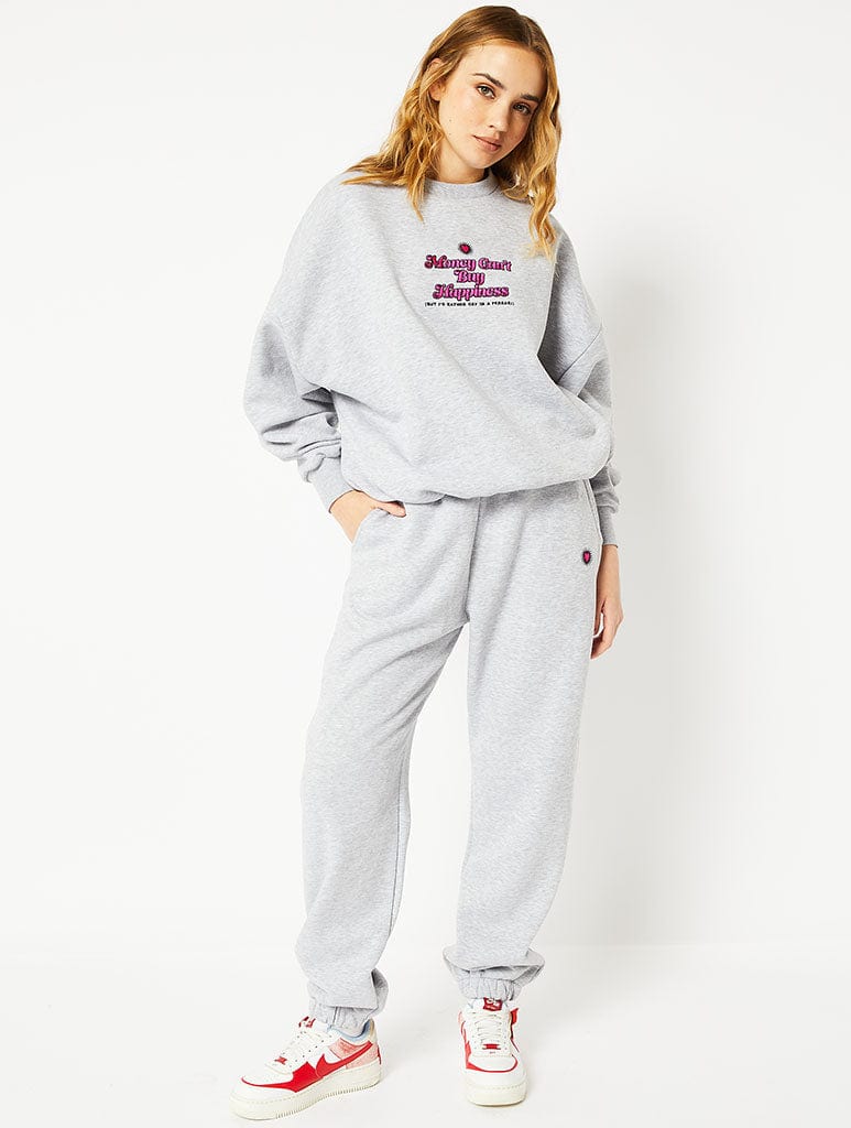 Grey sweats set hot sale