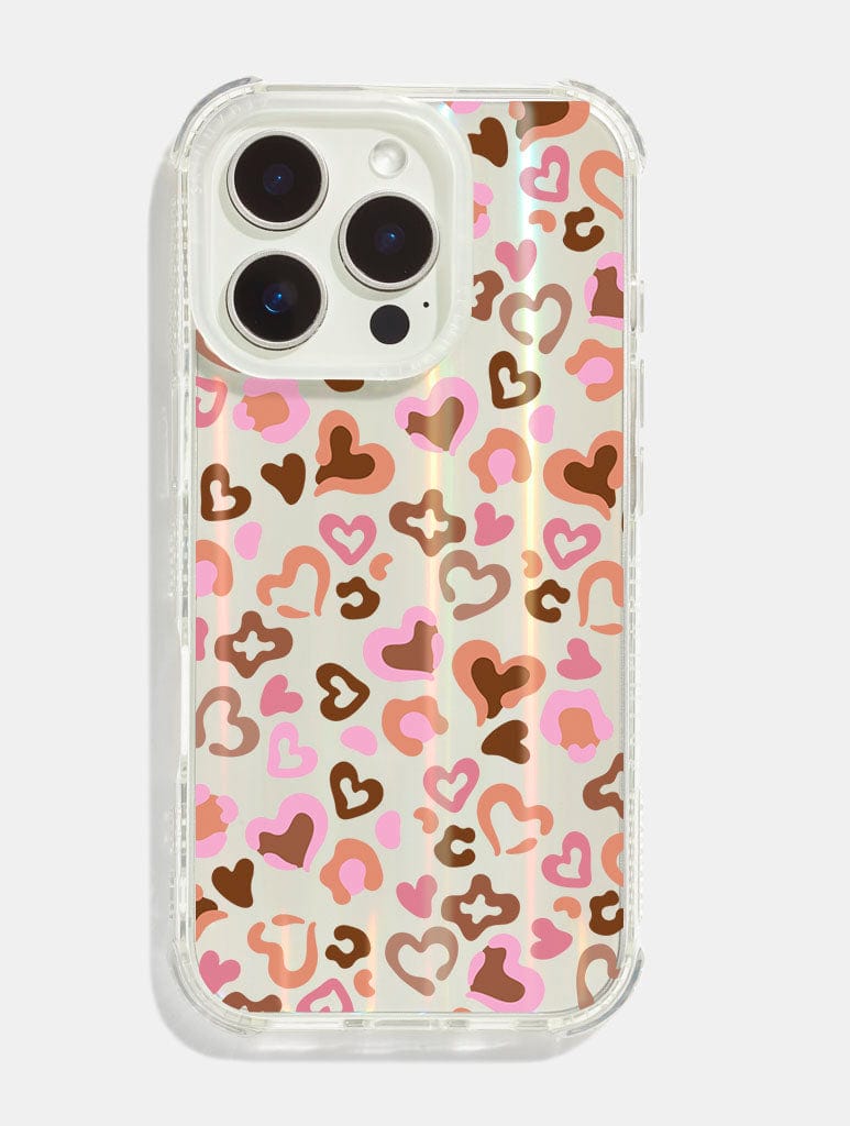 Heart Leopard Print Shock iPhone Case Phone Cases Skinnydip London