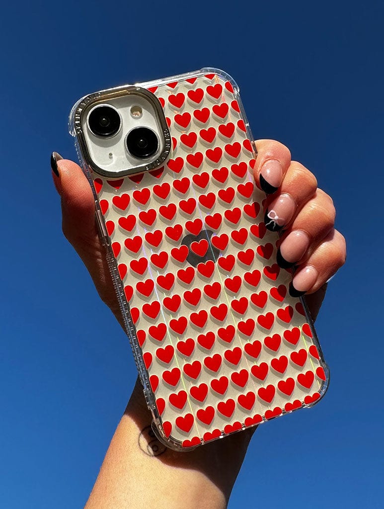 Heart Repeat Shock iPhone Case Phone Cases Skinnydip London