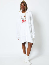 Hello Kitty x Skinnydip Blanket Hoodie in White Lingerie & Nightwear Skinnydip London