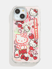 Hello Kitty x Skinnydip Holo Sticker iPhone Shock Case Phone Cases Skinnydip London