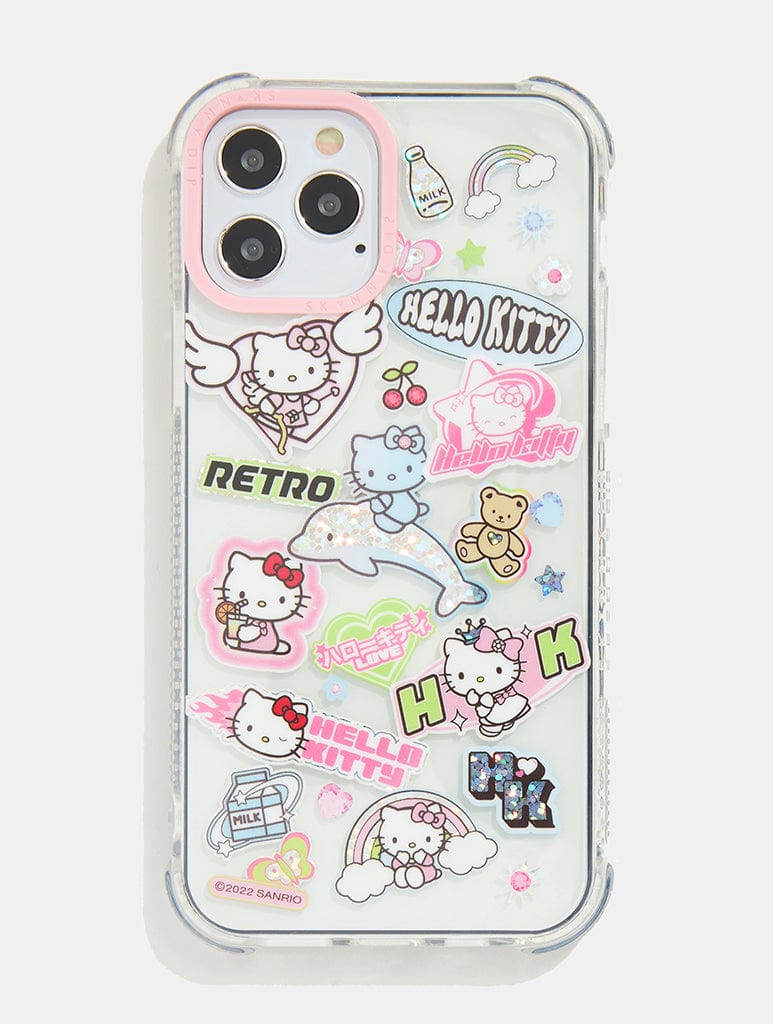 Hello Kitty x Skinnydip Retro Sticker Shock iPhone Case Phone Cases Skinnydip London