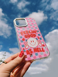 Hollie Graphik x Skinnydip Feelin' Good As Hell Shock iPhone Case Phone Cases Skinnydip London