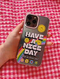 Hollie Graphik x Skinnydip Have A Nice Day Shock iPhone Case Phone Cases Skinnydip London