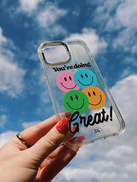 Hollie Graphik x Skinnydip You're Doing Great Shock iPhone Case Phone Cases Skinnydip London