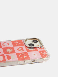 Holo Icon Check Shock iPhone Case Phone Cases Skinnydip London