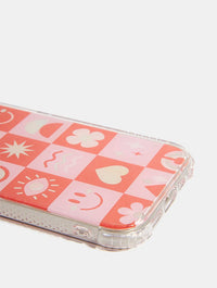 Holo Icon Check Shock iPhone Case Phone Cases Skinnydip London