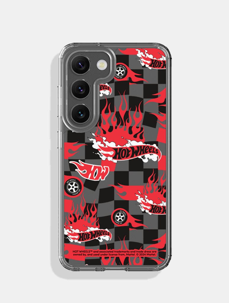 Hot Wheels x Skinnydip Check Android Case Phone Cases Skinnydip London