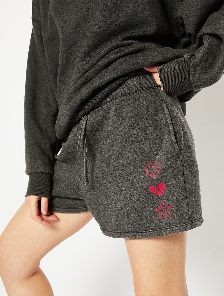 Skinny store sweat shorts