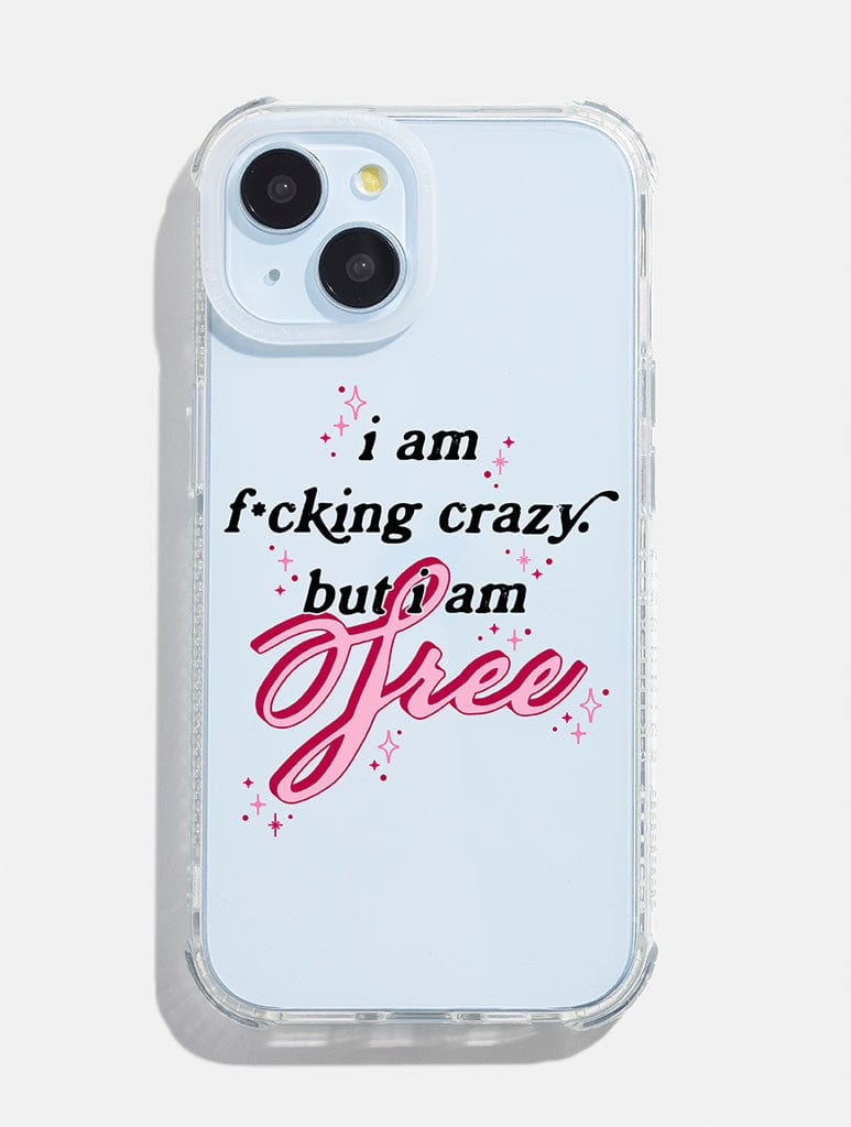 I Am Free Shock iPhone Case Phone Cases Skinnydip London