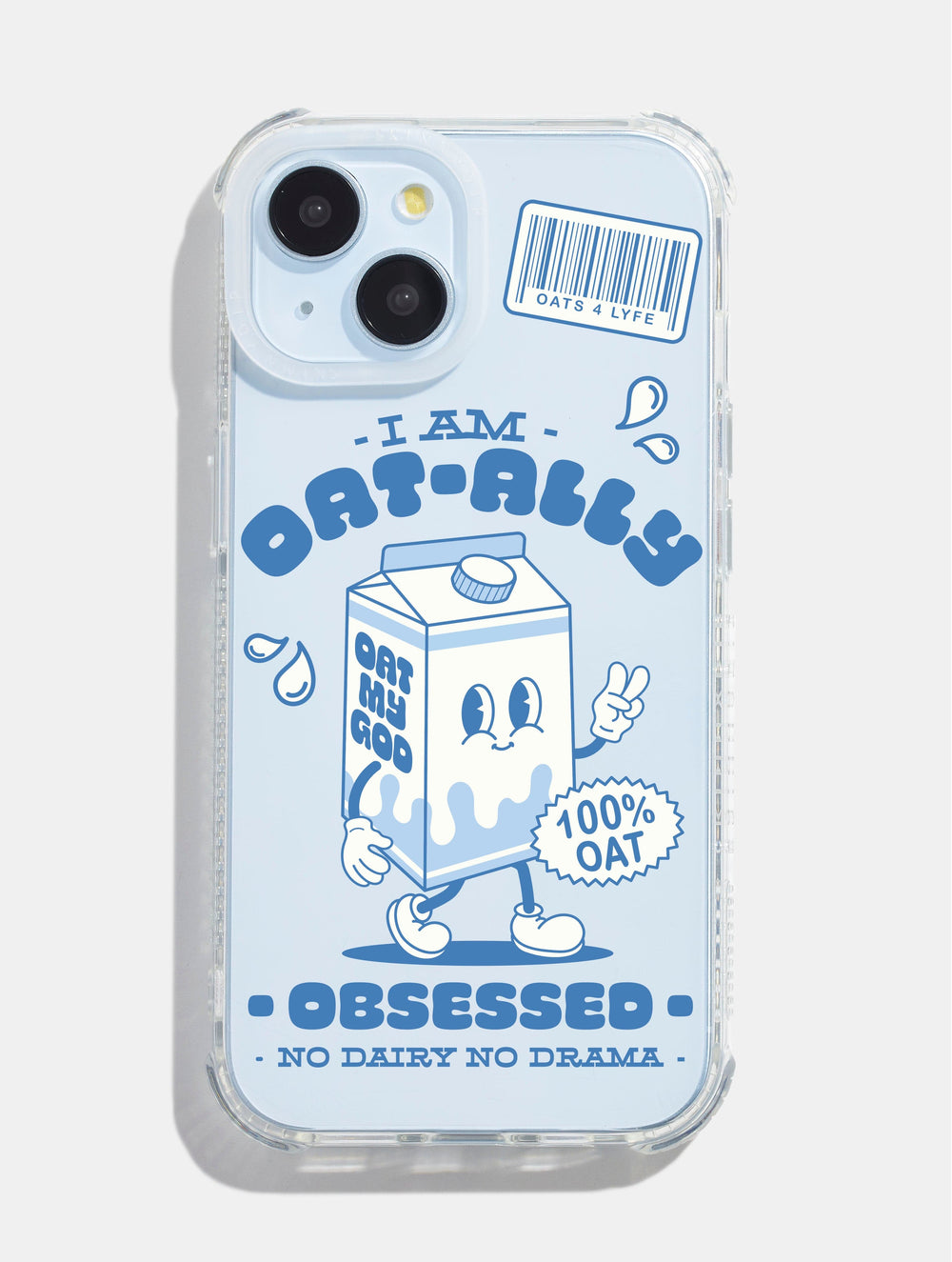 I'm Oat-ally Obsessed Shock iPhone Case Phone Cases Skinnydip London