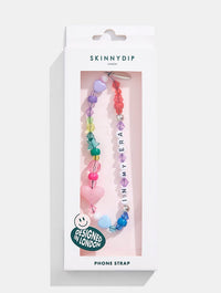 In My Era Multicolour Beaded Phone Strap Phone Grips Skinnydip London