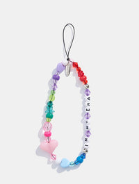 In My Era Multicolour Beaded Phone Strap Phone Grips Skinnydip London