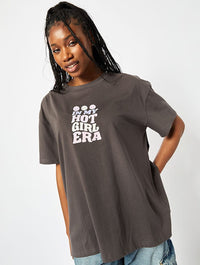 In My Hot Girl Era Oversized T-Shirt Tops & T-Shirts Skinnydip London