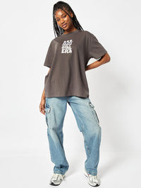 In My Hot Girl Era Oversized T-Shirt Tops & T-Shirts Skinnydip London