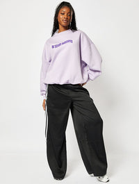 In Your Dreams Lilac Oversized Sweatshirt Hoodies & Sweatshirts Skinnydip London