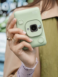 Instax Mini LiPlay in Matcha Green Tech Instax