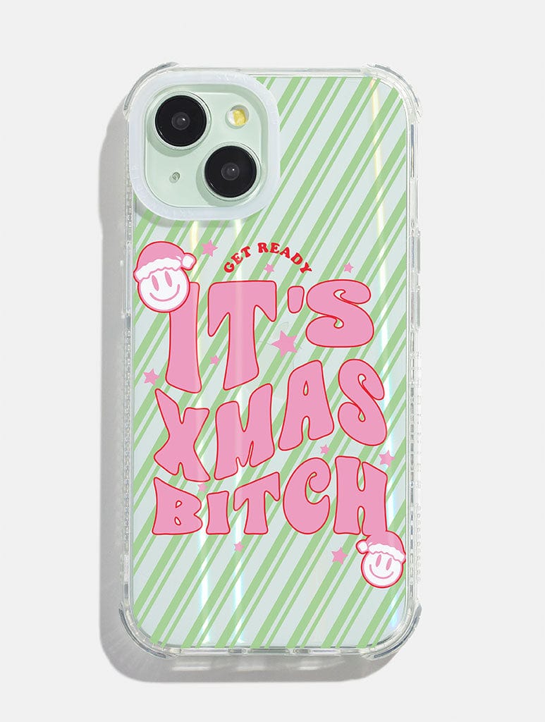 It's Xmas Bitch Shock iPhone Case Phone Cases Skinnydip London