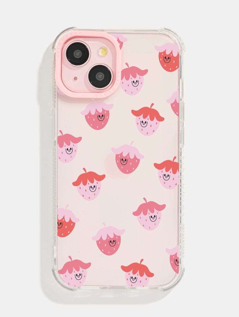 Jessica Lee x Skinnydip Strawberry Smiles Shock iPhone Case Phone Cases Skinnydip London