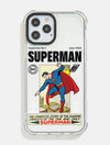 Justice League Superman Poster Shock iPhone Case Phone Cases Skinnydip London