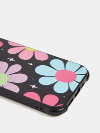 Large Glitter Floral iPhone Shock Case Phone Cases Skinnydip London