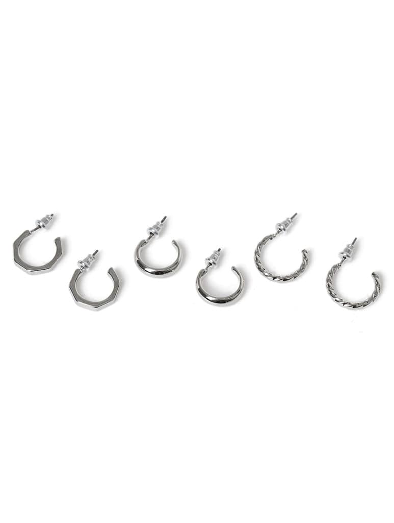 Multipack shop silver earrings