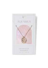 Liars & Lovers Aquarius Horoscope Ditsy Necklace Jewellery Liars & Lovers