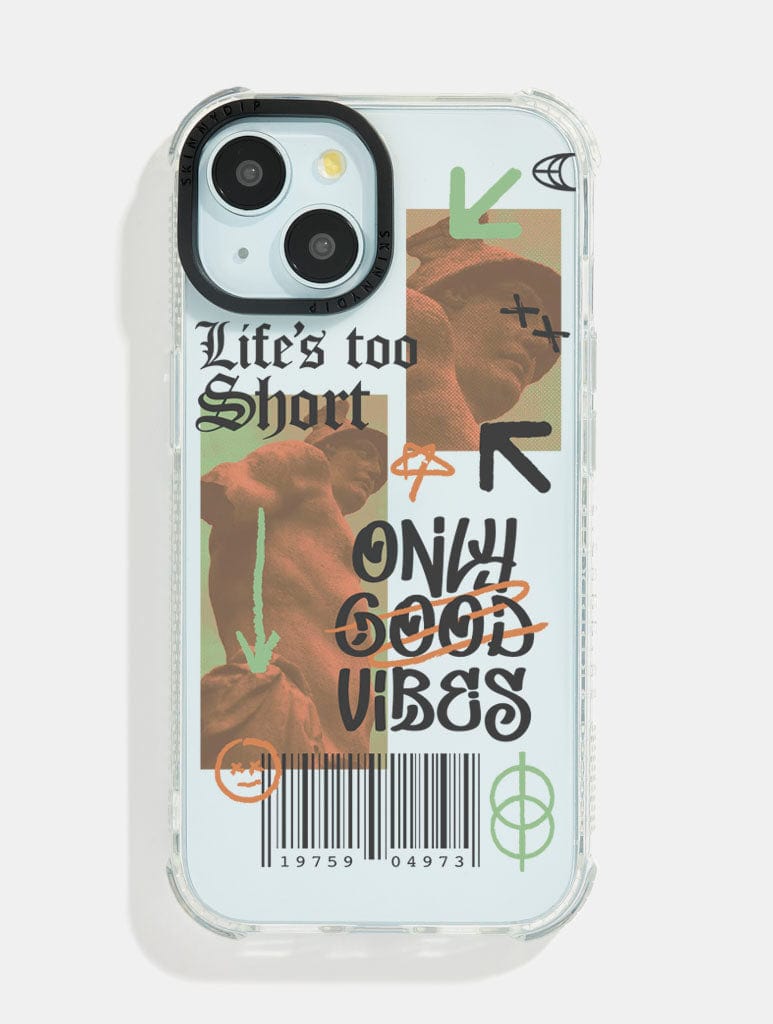 Life's Too Short Shock iPhone Case Phone Cases Skinnydip London