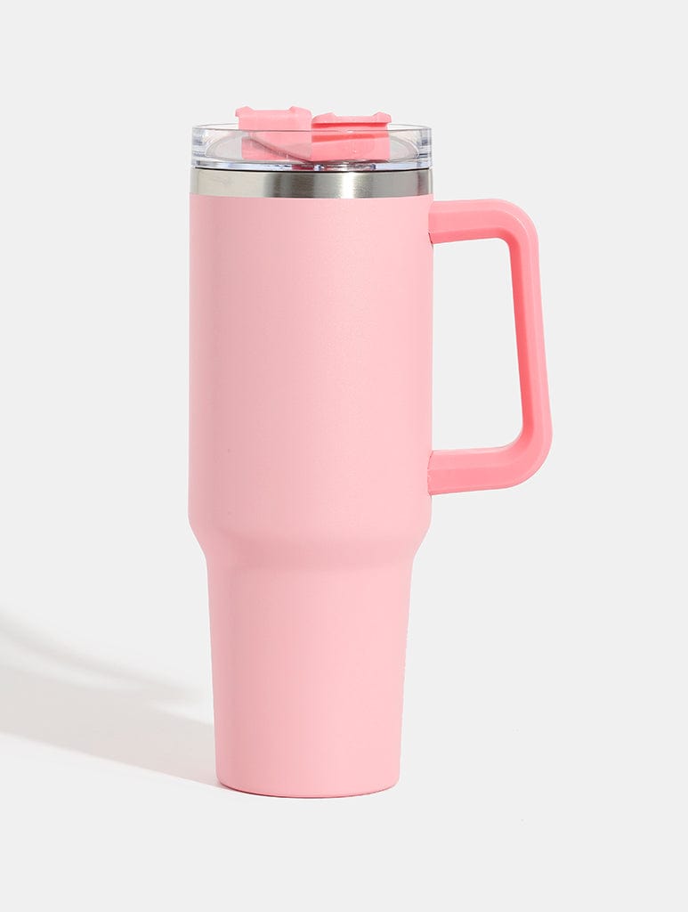 Light Pink Metal Tumbler Water Bottles Skinnydip London